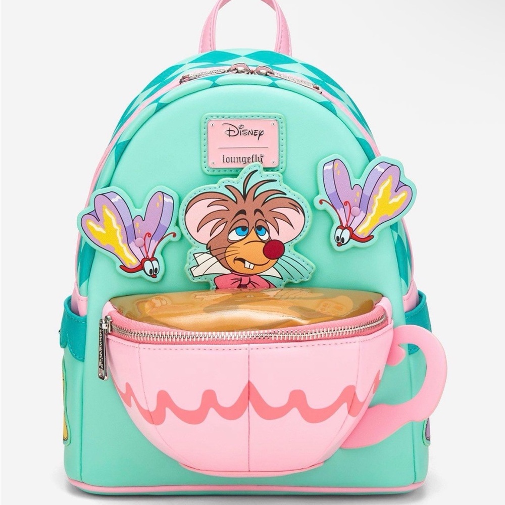 New Loungefly Disney Alice in Wonderland Tea Cup Mini Backpack